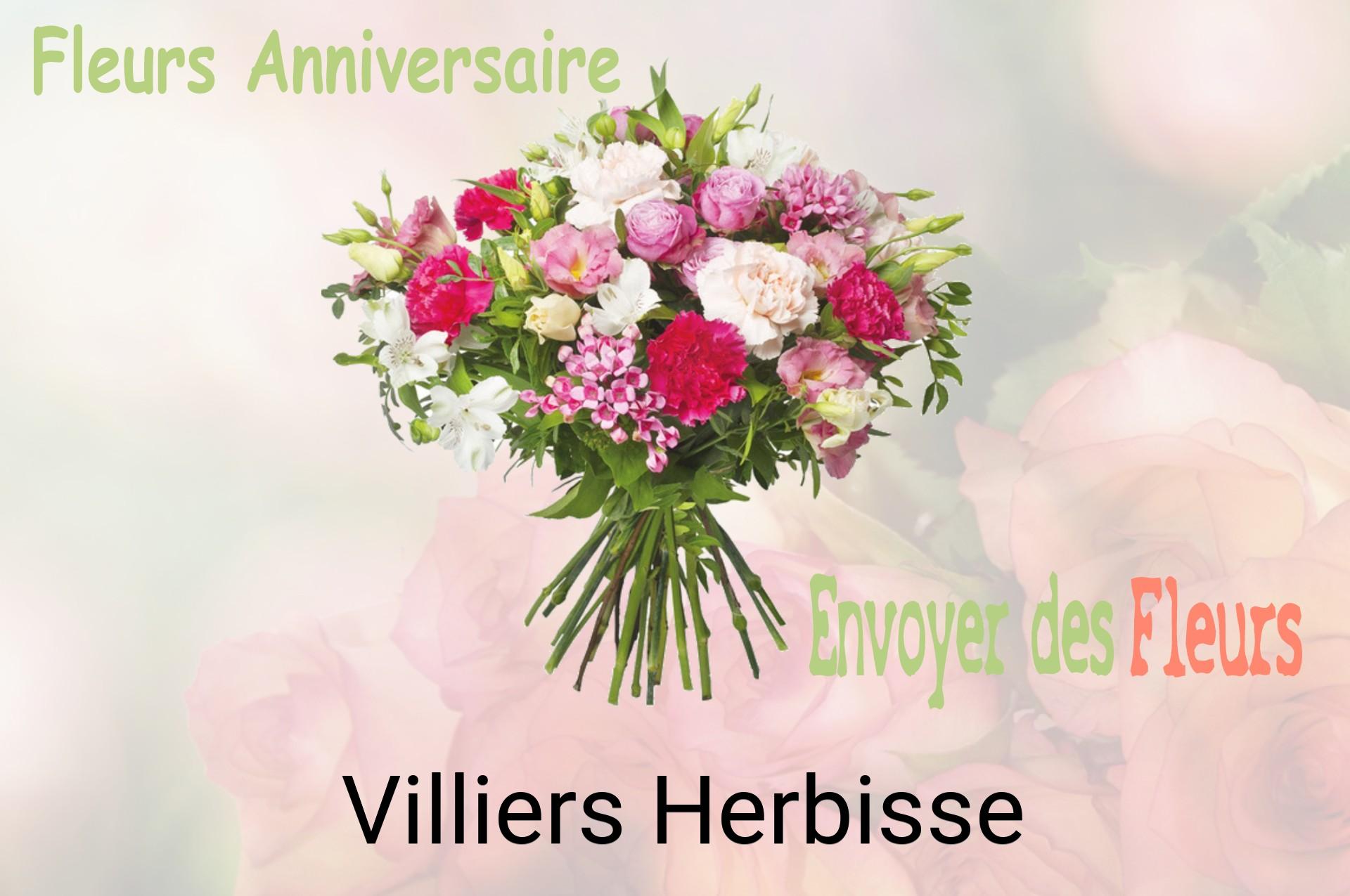 Bouquet de fleurs d’anniversaire livré à Villiers-Herbisse
