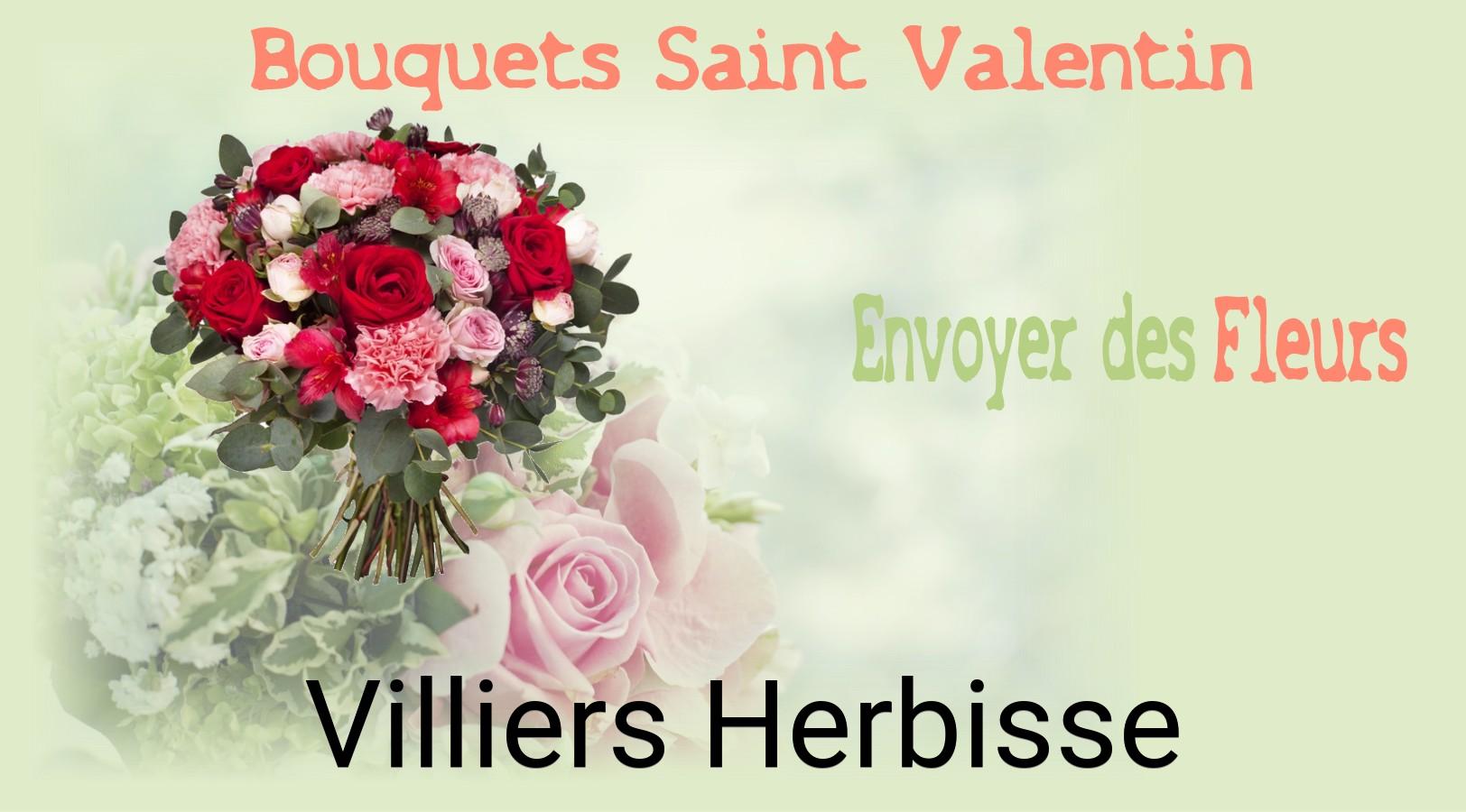 Roses de Saint-Valentin livrées à Villiers-Herbisse